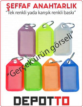  Plastik Anahtarlık