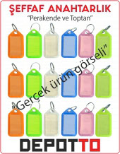  Plastik Anahtarlık